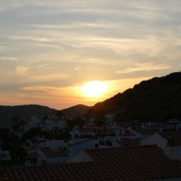 sunset from balcony