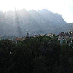 View from Monistrol de Montserrat