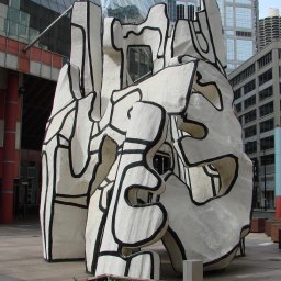 Monument with standing beast (Jean Dubuffet), Chicago, 24 May 08