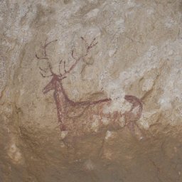 Neolithic stag painting