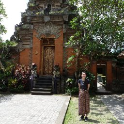 Me at Ubud palace